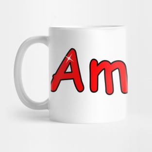 Amalia name. Personalized gift for birthday your friend Mug